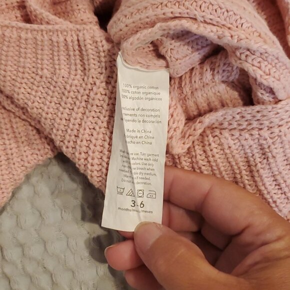 Rabbit + Bear Sweater Knit Overalls (#20) - Picture 6 of 6